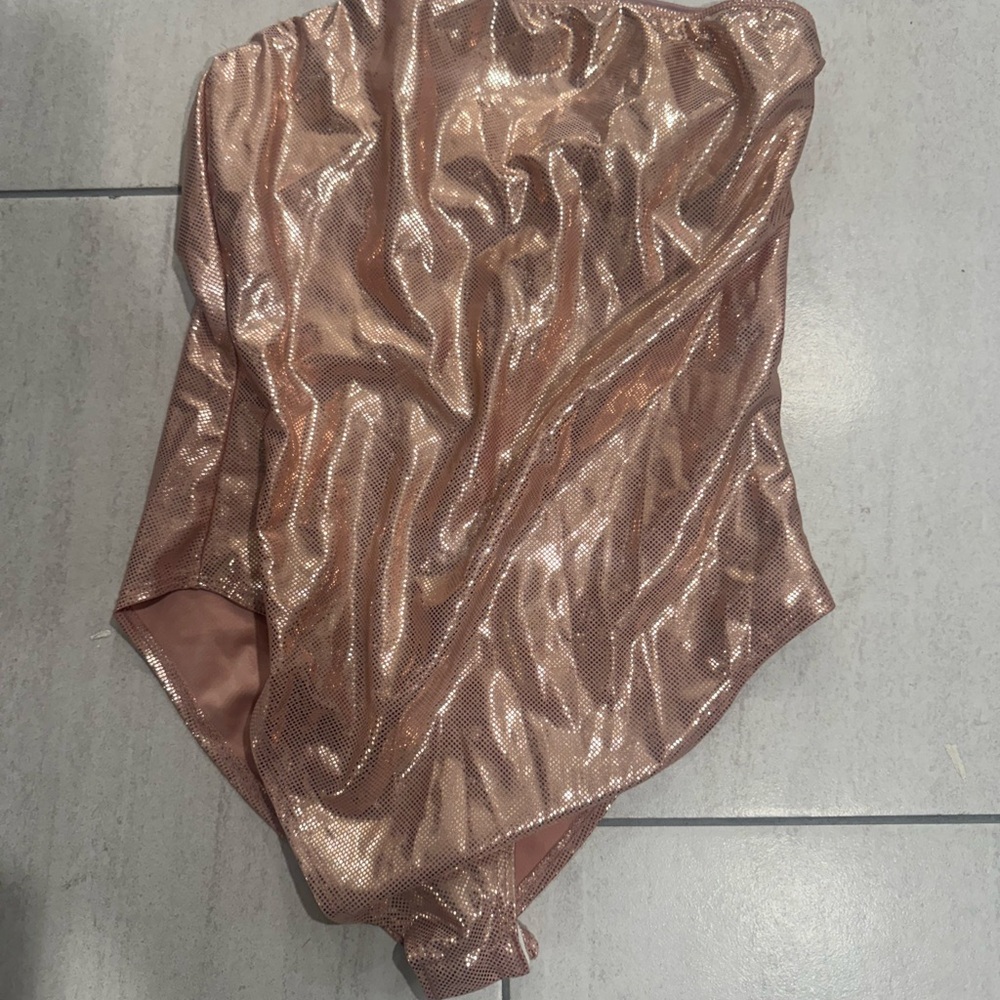 Shimmering Metallic Bodysuit
